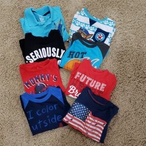 8 - Size 5 short sleeve shirts